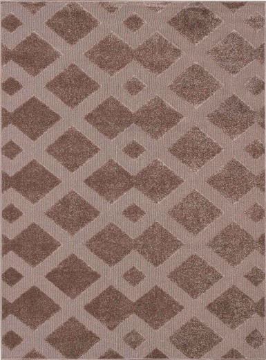Tapete Realce Trilho Taupe - 150x200